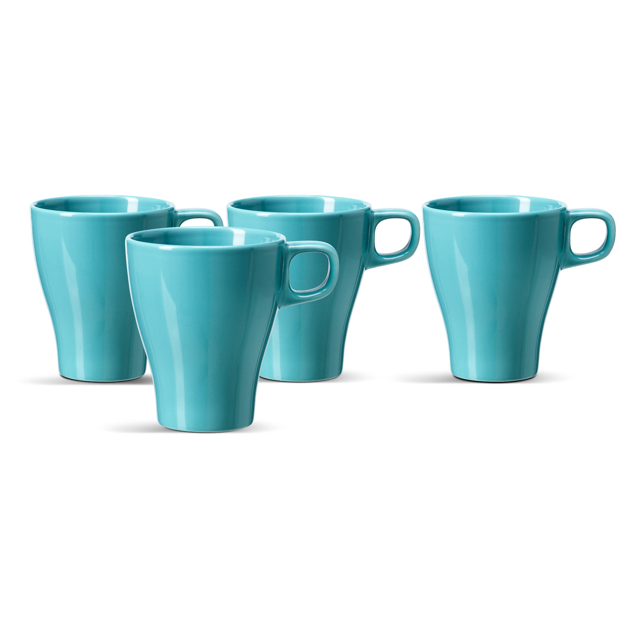 FARGRIK Mug, dark turquoise, 25 cl