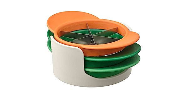 UPPFYLLD Fruit cutter, set of 4, mixed colours