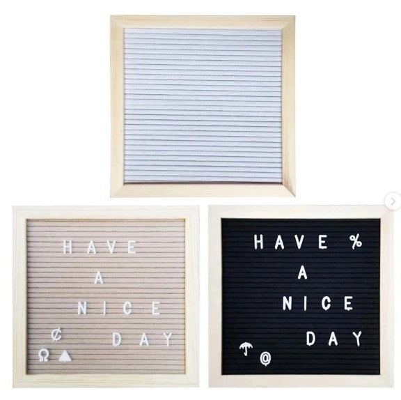 WOODEN MESSAGE BOARD