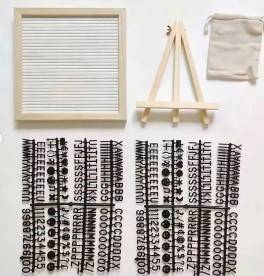 WOODEN MESSAGE BOARD