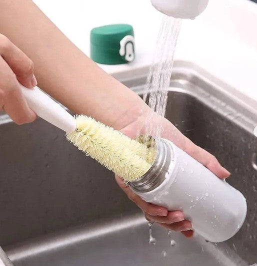 BOTTLE CUP CLEANING BRUSH, L Shaped Brush