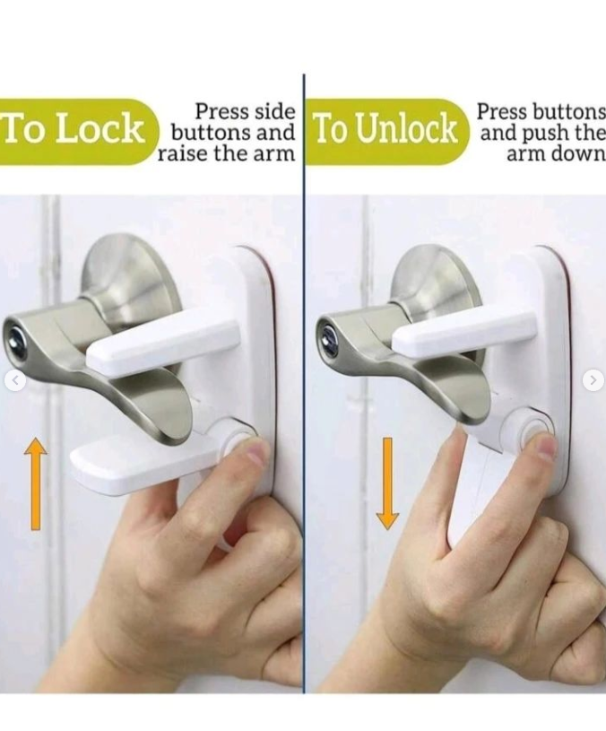 DOOR LOCK STOPPER CLAMP