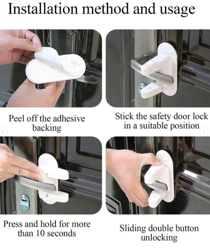 DOOR LOCK STOPPER CLAMP