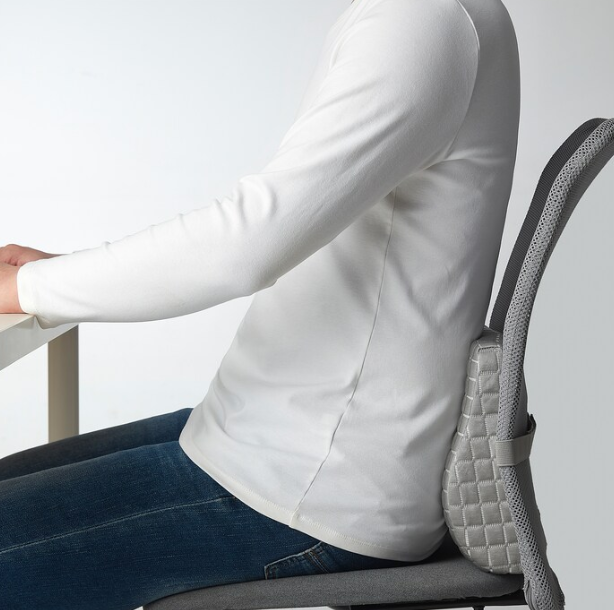 BORTBERG Lumbar cushion, grey