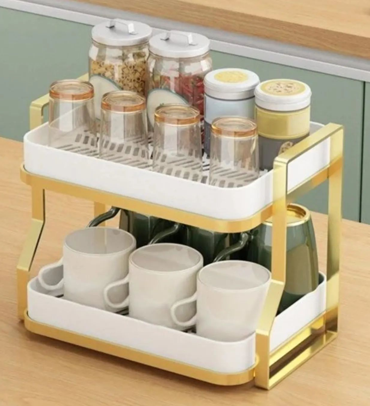 DOUBLE LAYER KITCHEN STORAGE