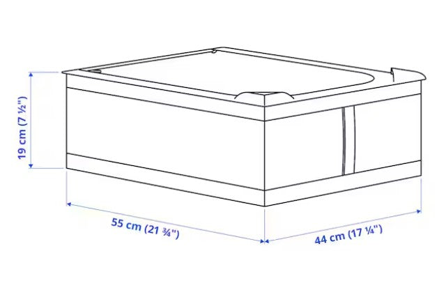 SKUBB Storage case, dark grey