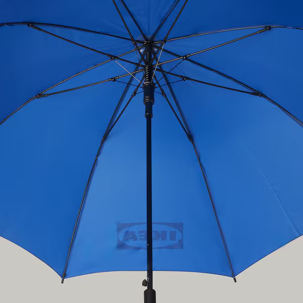 AURTIENDE Umbrella, blue,yellow