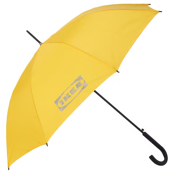 AURTIENDE Umbrella, blue,yellow