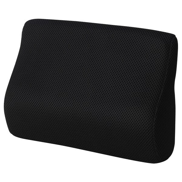 BORTBERG Lumbar cushion, black, 31x23 cm