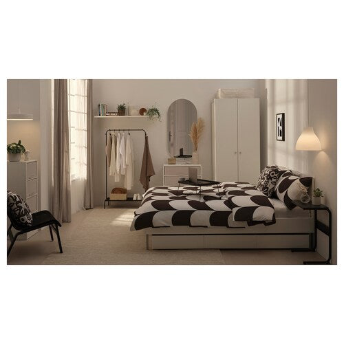 BRUKSVARA bed tray anthracite