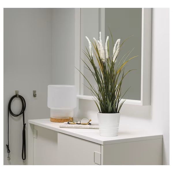 FEJKA Artificial potted plant, in/outdoor decoration/grass