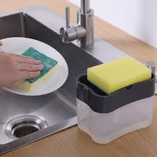 SOAP DISPENSER WITH SPONGE