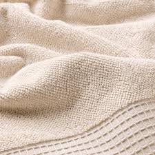 VINARN Bath sheet, light grey/beige