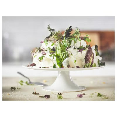 UPPLAGA Cake stand, white, 29 cm